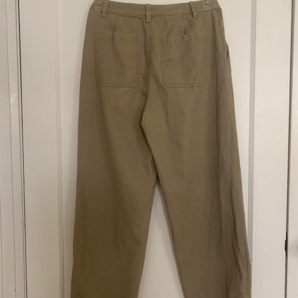 SUNDAY BEST mid rise straight leg chinos trousers pockets Women’s size 8 - Picture 5 of 15